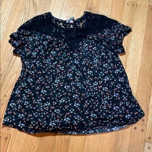 LOT OF 2 Lauren Conrad Black And Floral